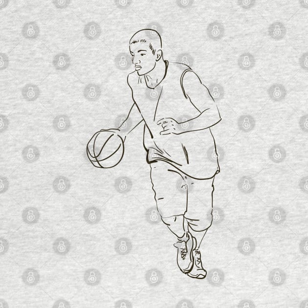 Basketball Player #7 by Olga Berlet